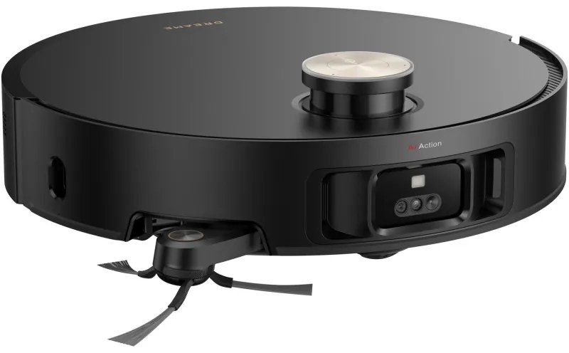 Aspirator robot Dreame X50 Ultra RLX85CE-6-BK, 20000 Pa, detectare AI a obstacolelor, navigare 360°, control vocal, sterilizare UV, negru/dorat