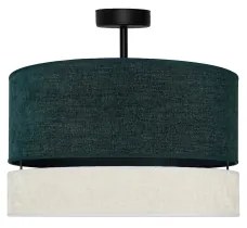 Lustră aplicată Duolla DOUBLE 1xE27/15W/230V d. 40 cm verde/gri