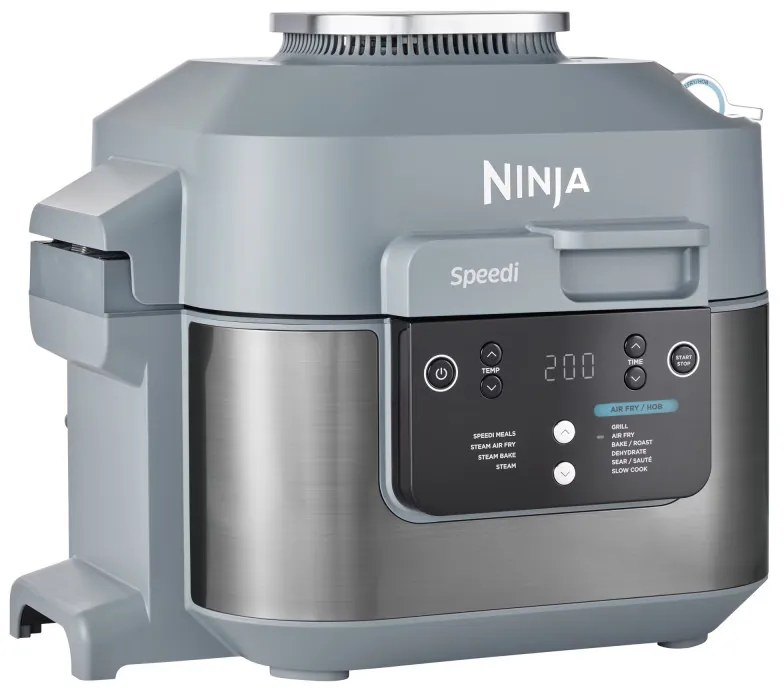 Multicooker sub presiune NINJA ON400EU, 1760W, 5.7L, Speedi Meals, 10 programe, Gri