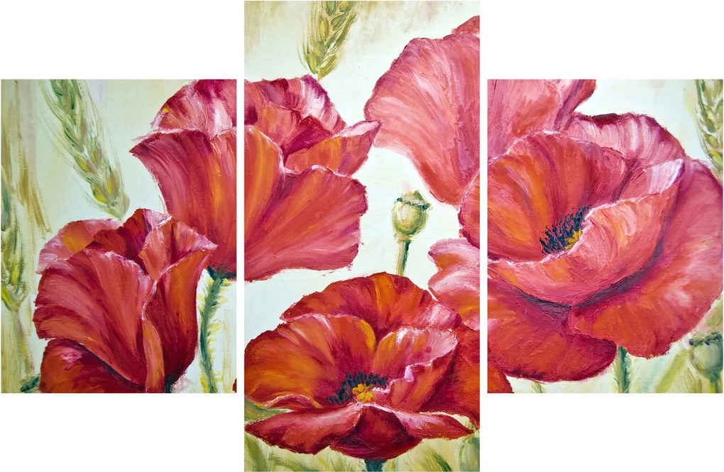 Tablou - Mac - flori (90x60 cm)