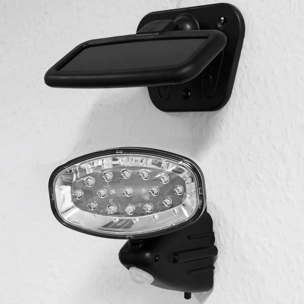 Deuba Lampa solara de perete cu senzor de miscare 15 LED