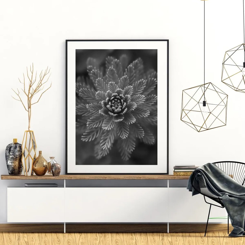 Poster - Conifer Grey (A4)