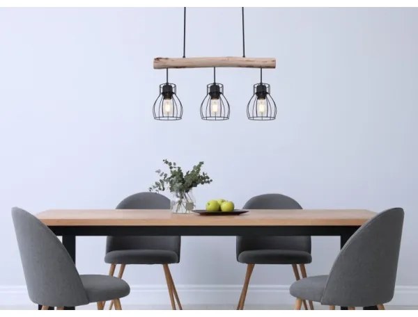 Globo 15326-3N - Lustră pe cablu MINA 3xE27/40W/230V