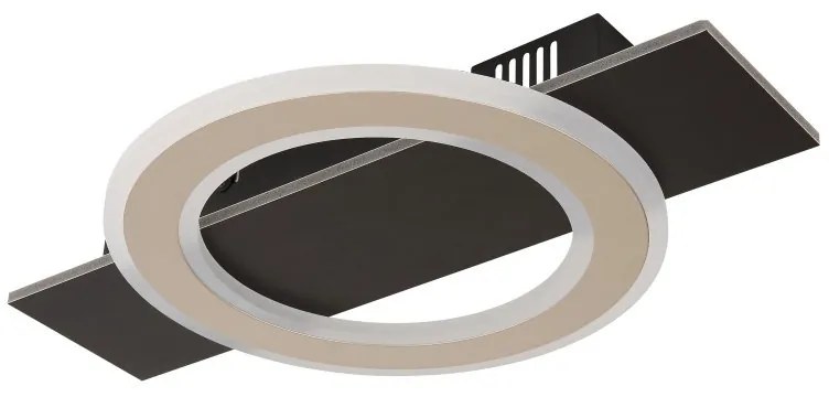 Plafoniera LED slim MDF maro JAYDEN