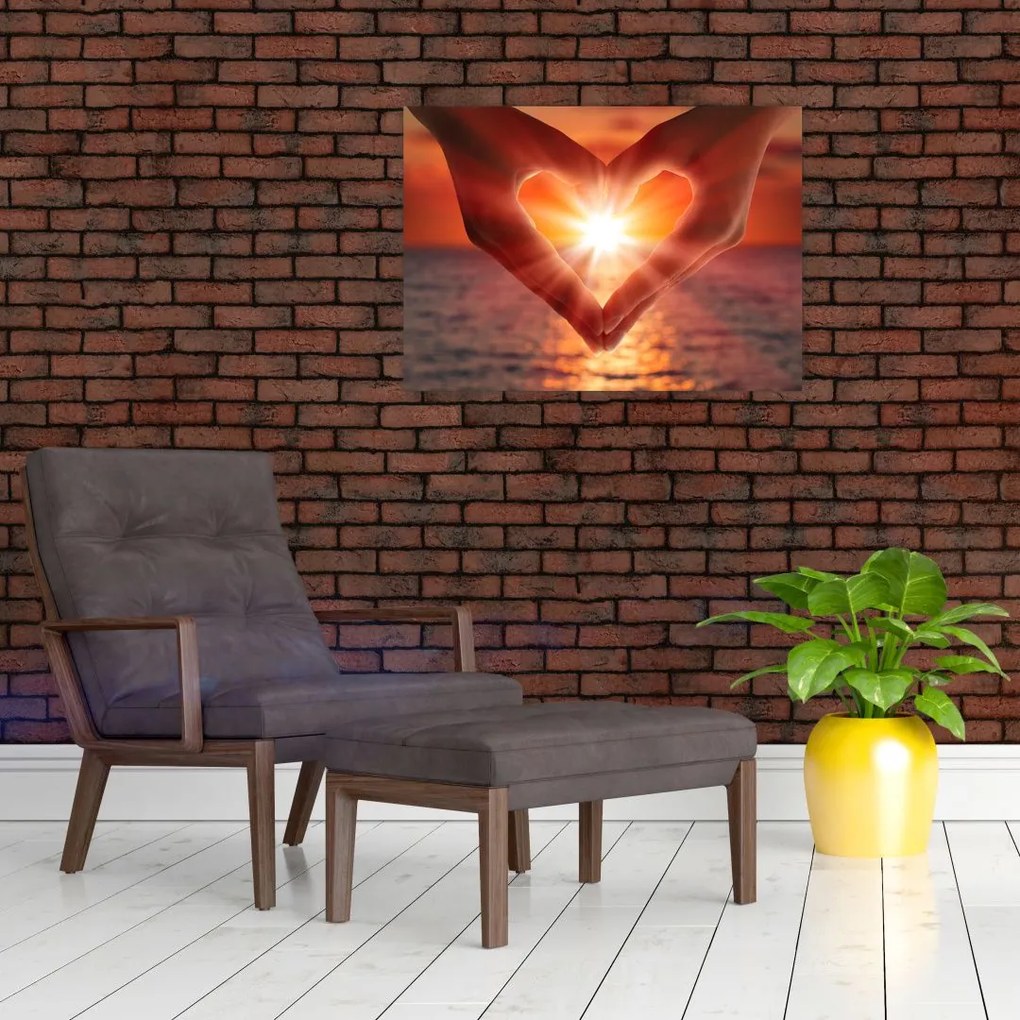 Tablou - Soare în inimă (70x50 cm)