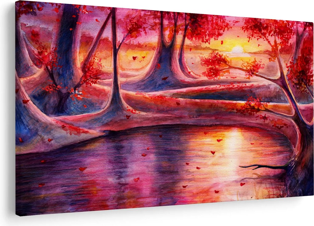 Tablou cu pădurea fermecată (90x60 cm)