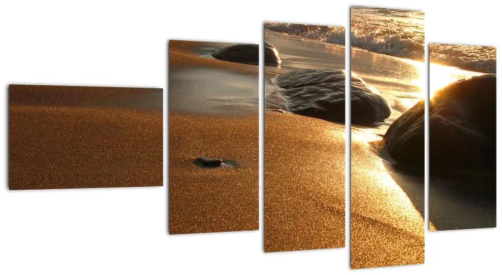 Tablou - plaja de nisip (110x60cm)