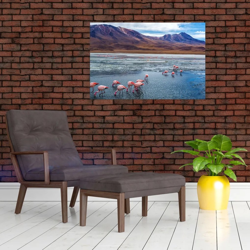 Tablou - Flamingo (90x60 cm)