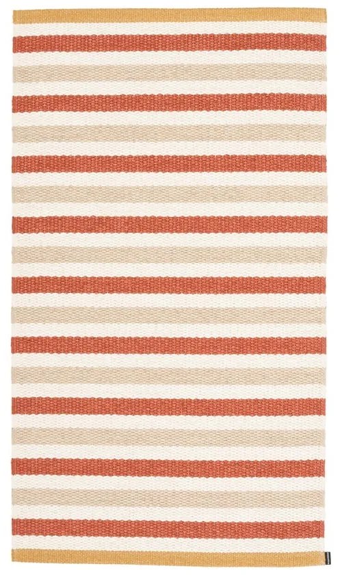 Covor pentru exterior și interior cărămiziu/crem 70x120 cm Teo Brick – Pappelina