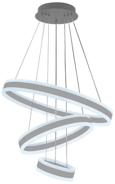 Lustră LED dimabilă pe cablu LED/165W/230V 3000-6500K + telecomandă