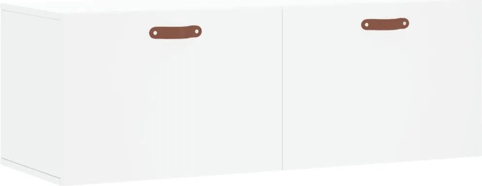 vidaXL Dulap de perete, alb, 100x36,5x35 cm, lemn compozit