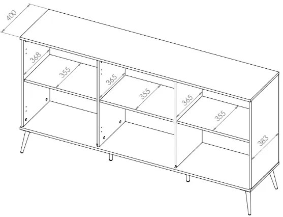 Comoda cu 3 usi moderna lux ,pal alb alpin  auriu , picioare si manere auriu, 170 cm x 88 x 40 cm, spatioasa , pentru living, dormitor , spatiu