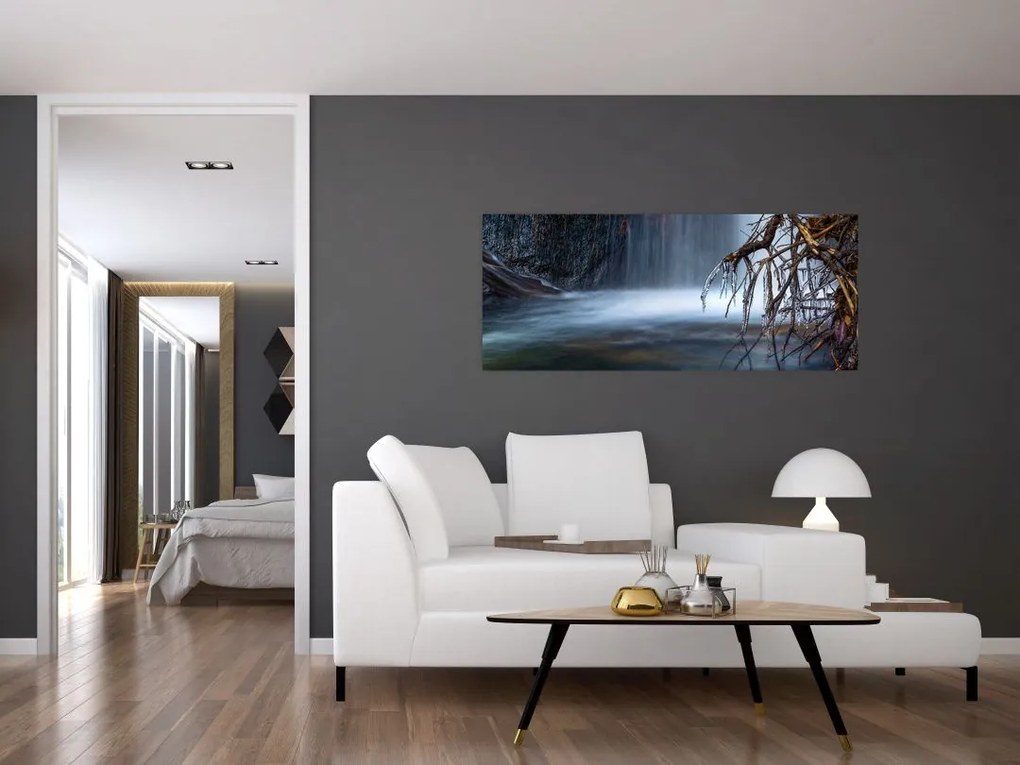 Tablou - Laguna de iarnă (120x50 cm)