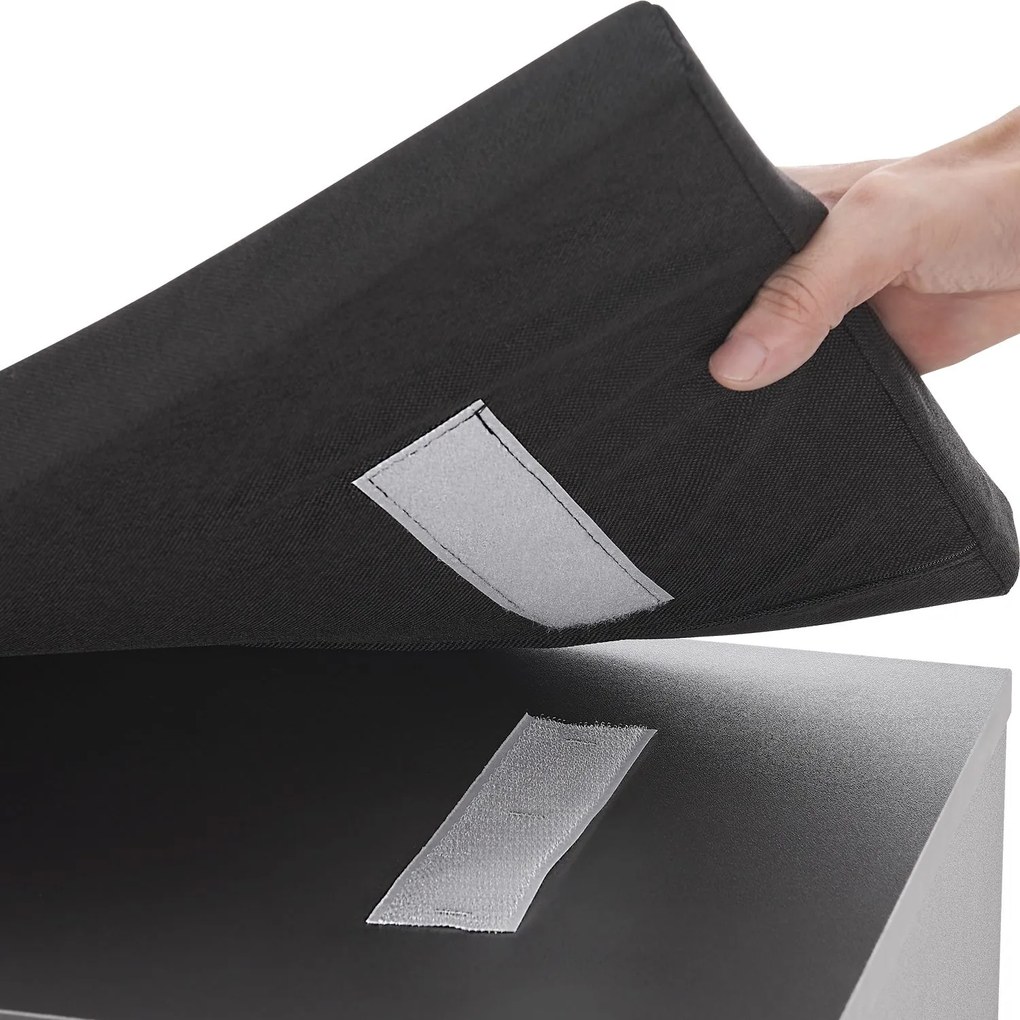 Suport pantofi cu căptușeală 104 x 30 x 48 cm gri închis