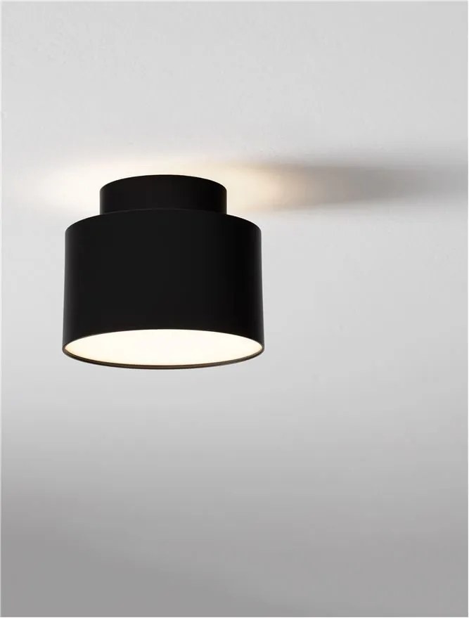 Spot aplicat, Plafoniera LED Ozen negru, 11cm