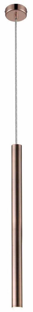 Pendul LED design minimalist LOYA, cupru antic