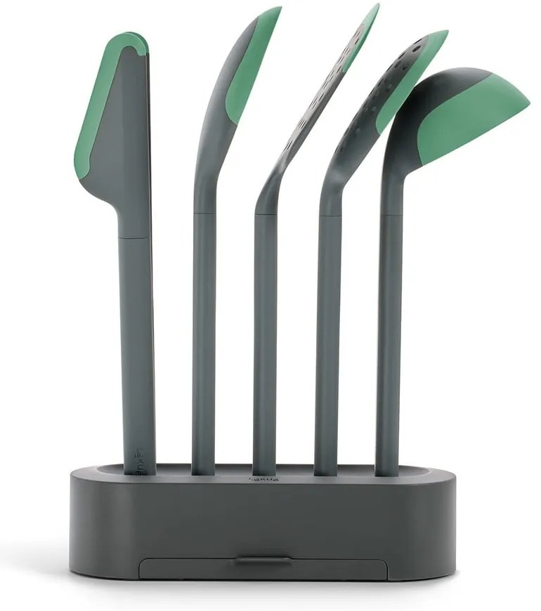 Set de ustensile de bucătărie cu suport 5 buc. – Lékué