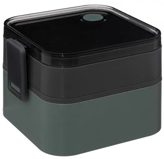 Cutie pranz Alfred, plastic fara BPA, verde, 14.2 x 11.6 x H 16 cm