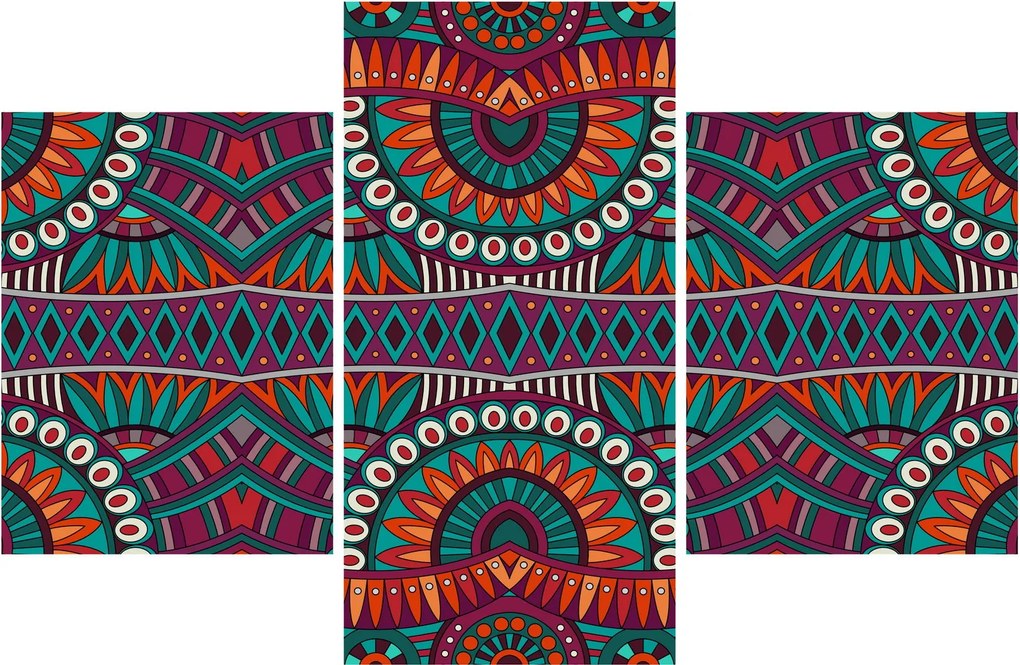 Tablou cu bastracție ornamentală (90x60 cm)