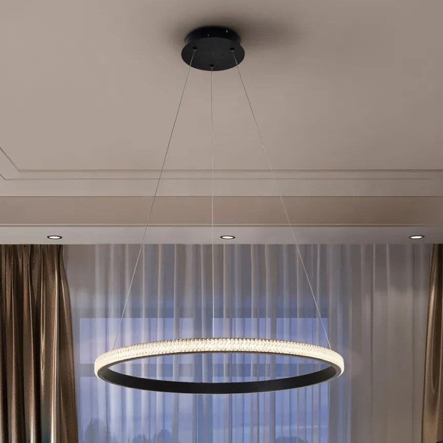 Lustra LED suspendata design modern circular Ring 61cm SV-717526