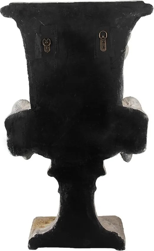Jardinieră de perete, bej, stil baroc, H47 cm