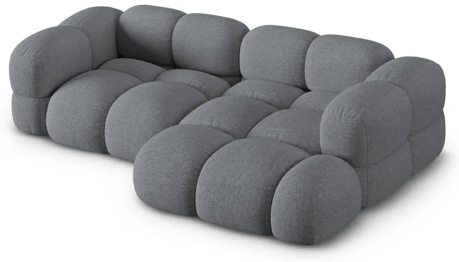 Colțar gri (cu colț pe partea dreaptă/cu șezlong) Loretto – Cosmopolitan Design