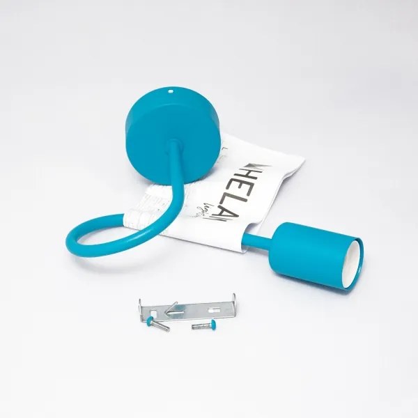 Corp de iluminat perete OXFORD 1xE27/15W/230V albastra