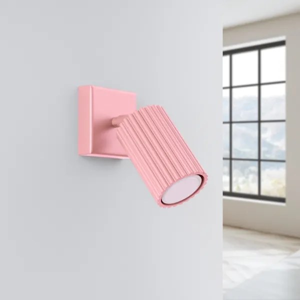 Brilagi - Aplica spot de perete CRESTO 1xGU10/10W/230V roz