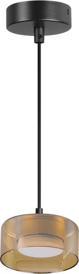 Brilagi - LED Lustră suspendată pe cablu AURA LUX 1xGX53/30W/230V negru/auriu