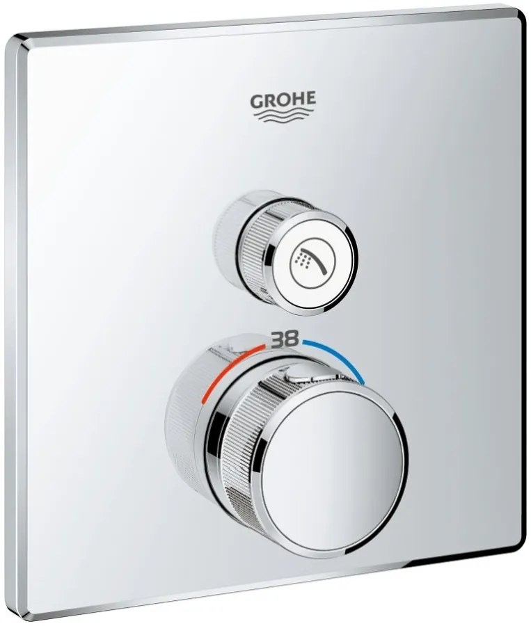 Grohe Grohtherm SmartControl baterie de duș ascuns da crom 29123000