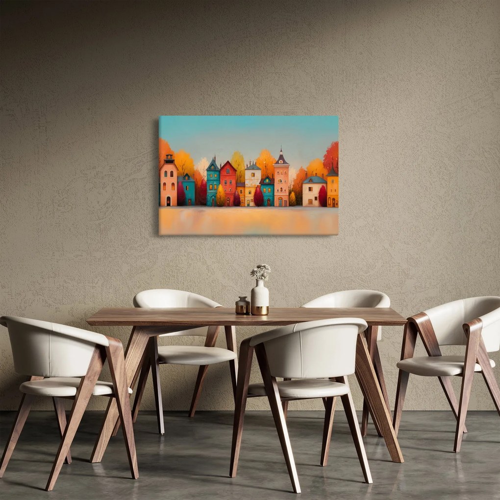 Tablou - Sat de toamnă (90x60 cm)