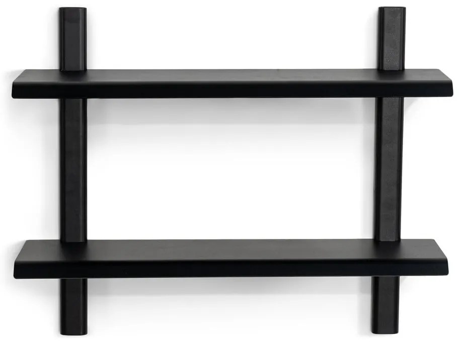 Raft negru etajat din metal 60 cm Hola – Spinder Design