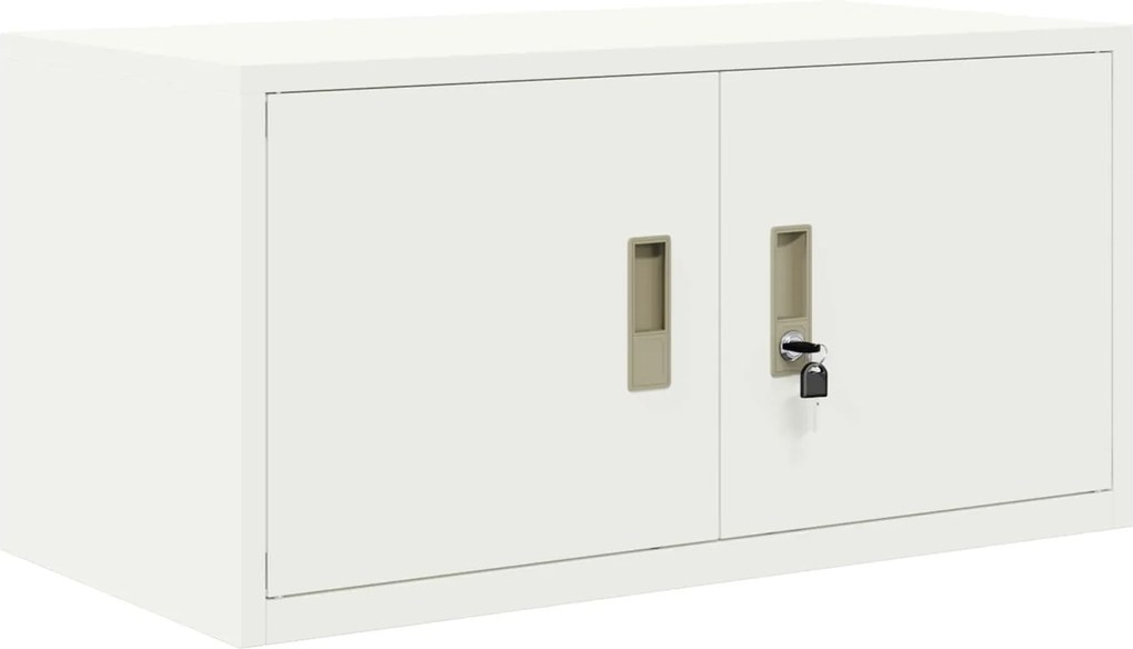 vidaXL Dulap de depozitare Alb 80 x 40 x 40 cm Oțel