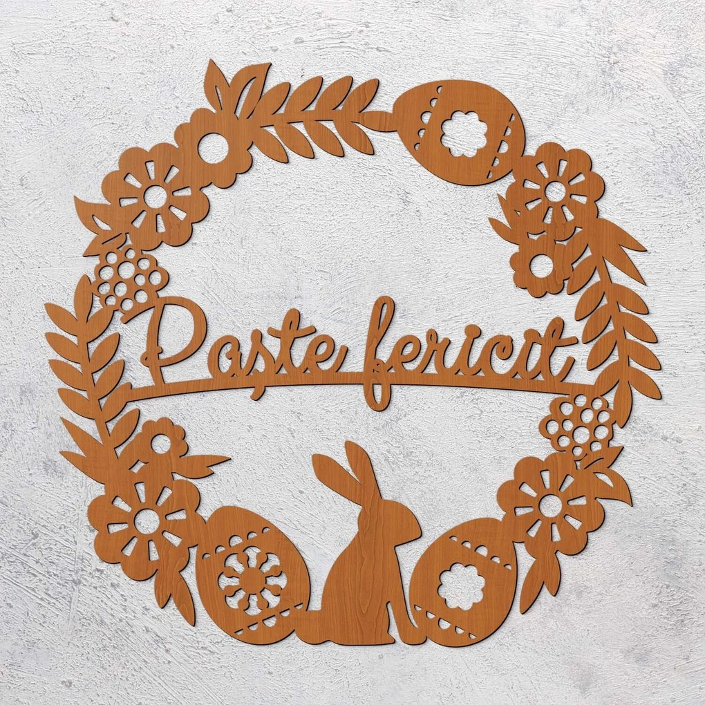 DUBLEZ | Coroniță pentru ușă - Paște fericit