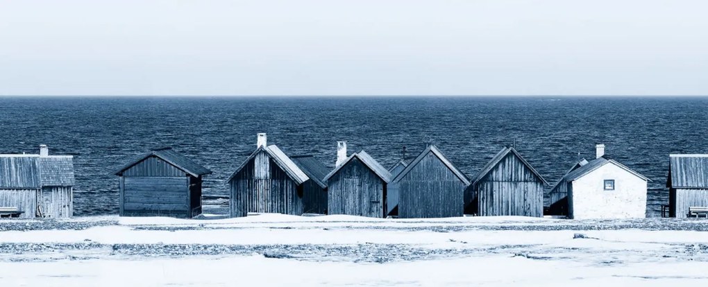 Fototapet, Boathouse Blues, Rebel Walls