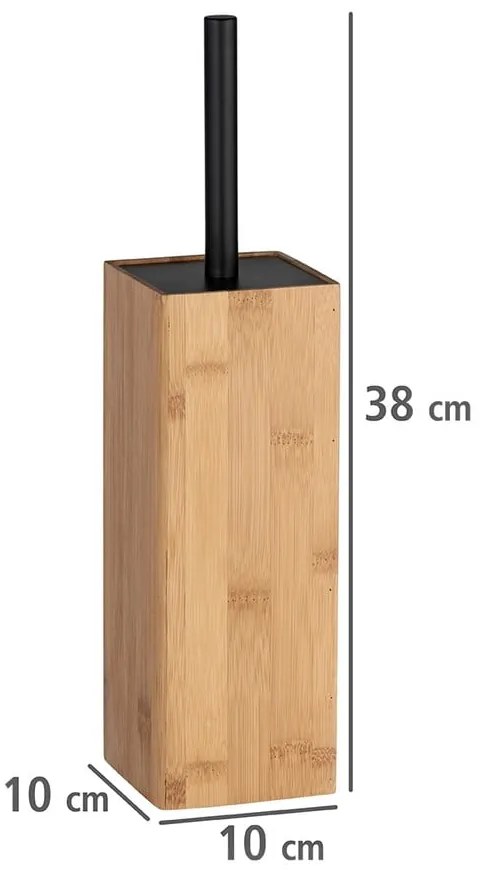 Set de accesorii de baie în culoare naturală din bambus Padua – Wenko