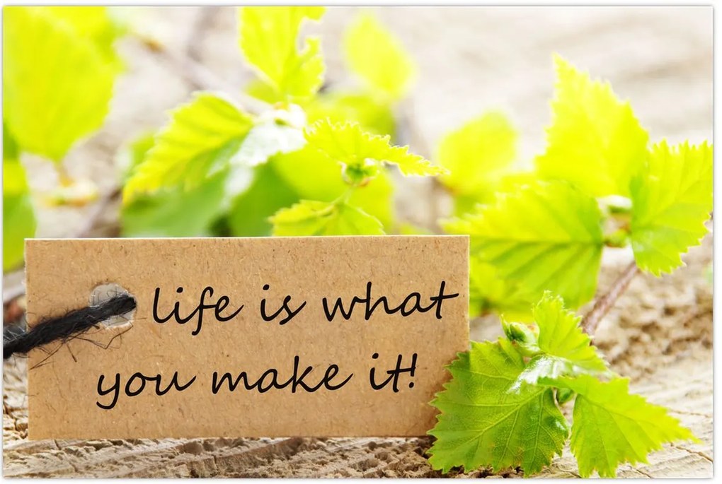 Tablou - Citat (90x60 cm)