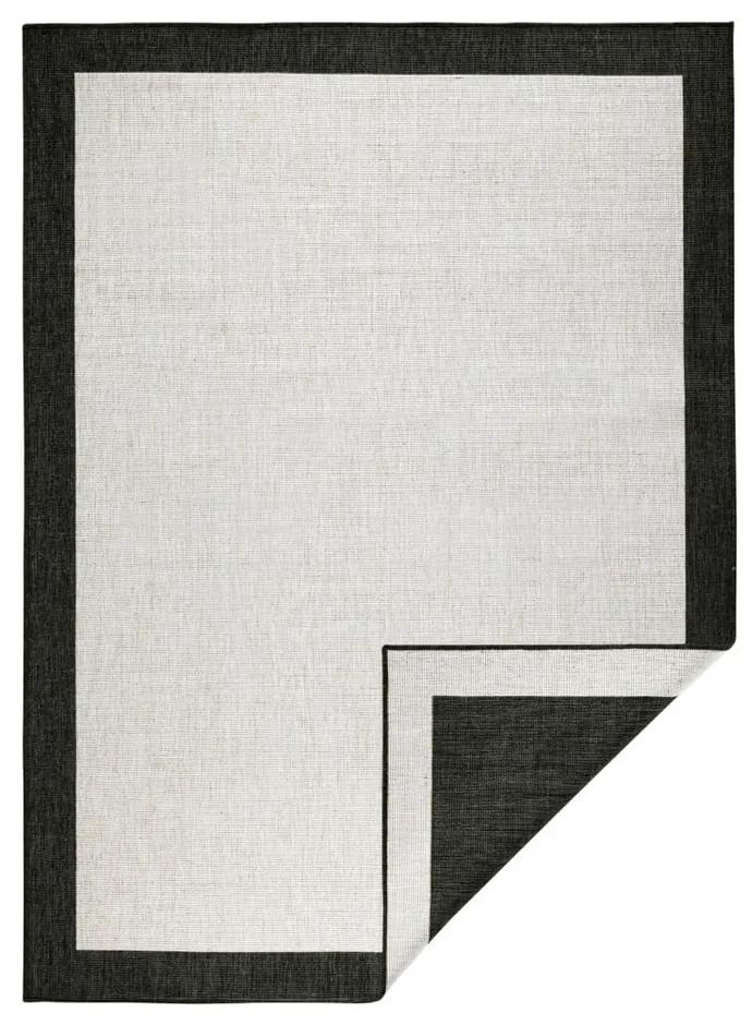Covor adecvat pentru exterior NORTHRUGS Panama, 200 x 290 cm, negru - crem