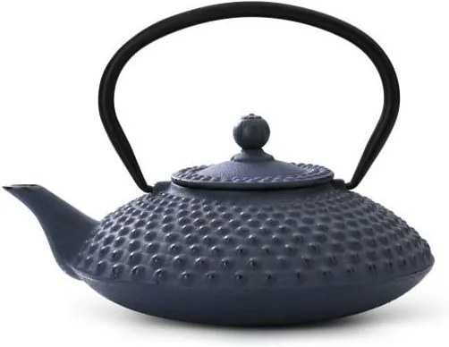 Ceainic din fontă cu infuzor Bredemeijer Xilin, 1,25 litri, albastru