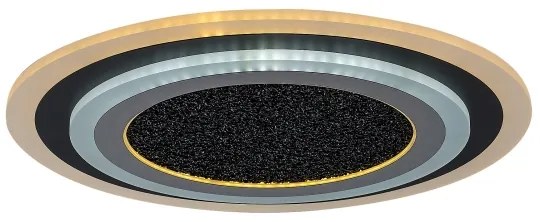 Rabalux 71316 - Plafonieră LED TANELI, dimabilă, 56W/230V, 3000/4000/6000K, neagră + telecomandă