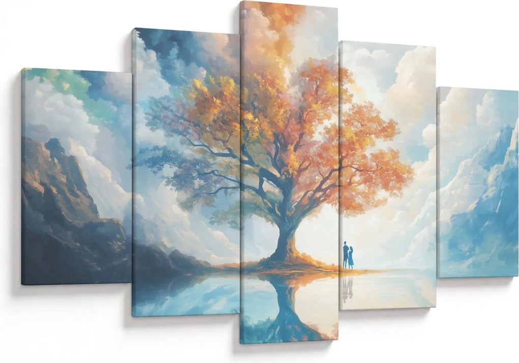 Tablou – Arborele vieții și al iubirii (150x105 cm)