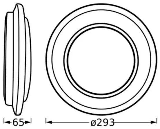 Plafonieră LED ORBIS BERLIN LED/16W/230V argintiu Ledvance