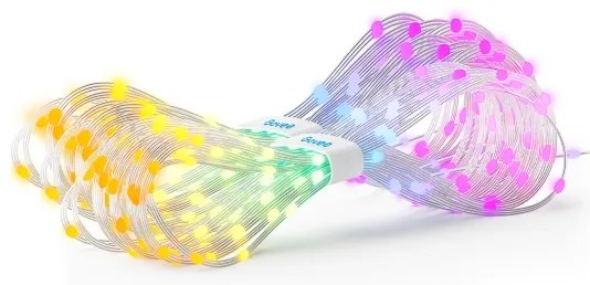 Perdea luminoasă RGBIC Govee 520 LED 1,5x2m Wi-Fi IP65