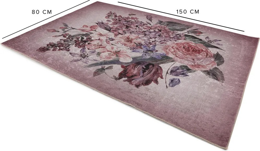 Covor, Mu149, 80x150 cm, Roz pudra