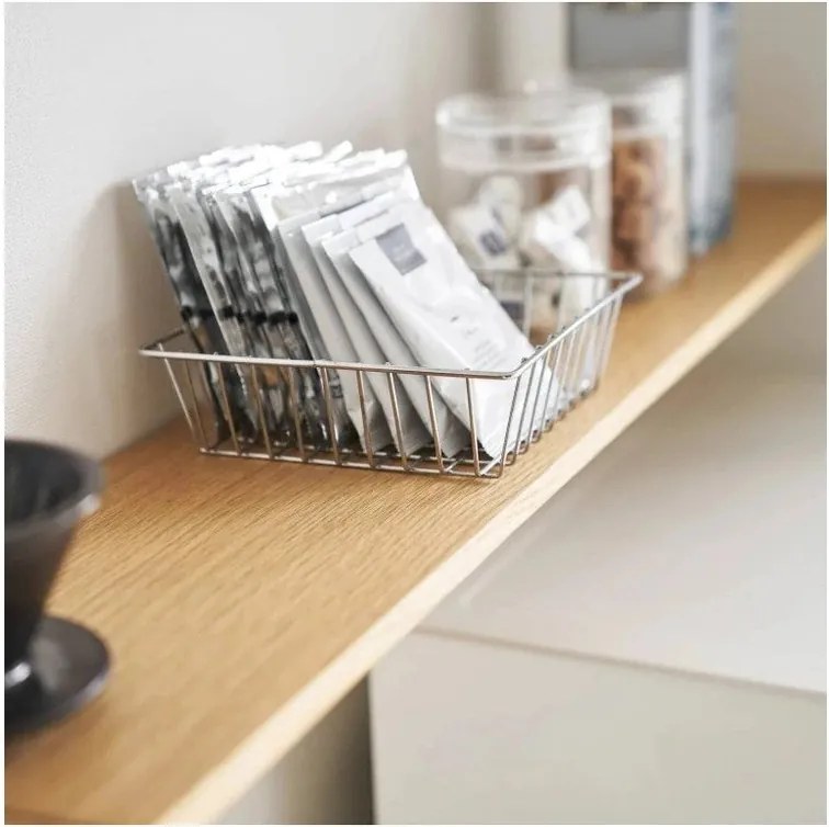 Raft suplimentar alb/în culoare naturală din lemn 90x18 cm Tower – YAMAZAKI