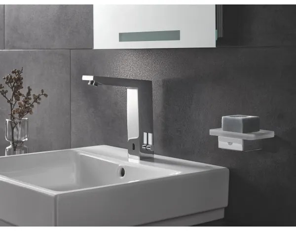 GROHE EUROCUBE E 36440000 - Baterie electronică pentru lavoar cu senzor infraroșu, DN 15, crom