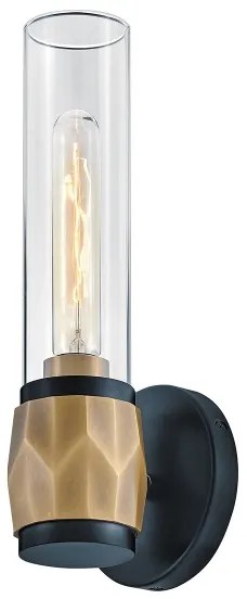 Aplică pentru baie Hinkley HK-ELLISON1-BK-HB ELLISON 1xE27/40W/230V IP44 auriu