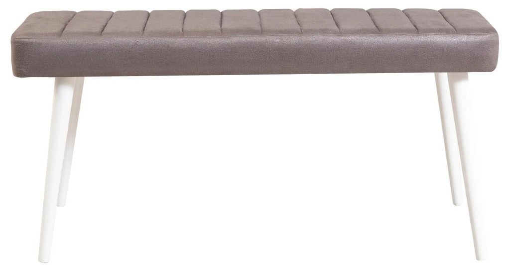Set mobilier sufragerie Dobuse 2 (alb + gri) (pentru 4 persoane). 1093785