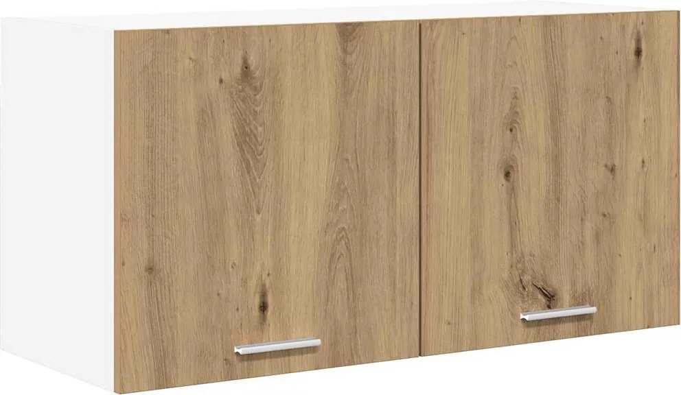 vidaXL Dulap suspendat Stejar Artizanal 80 x 31 x 40 cm Lemn compozit