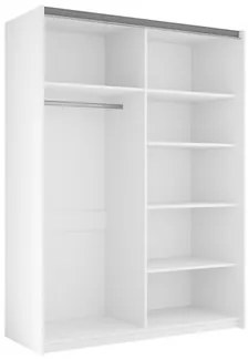 Dulap de haine cu uși culisante Artaman 150 (Alb) (cu oglindă). Promo -17%. 1105684